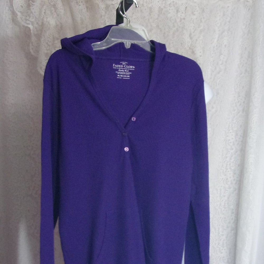 Purple Thermal Hoodie NWT